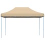 Tienda de fiesta plegable Pop-Up beige 410x279x315 cm de vidaXL, Carpas y cenadores - Ref: Foro24-4005007, Precio: 132,99 €, ...