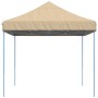 Tienda de fiesta plegable Pop-Up beige 410x279x315 cm de vidaXL, Carpas y cenadores - Ref: Foro24-4005007, Precio: 132,99 €, ...