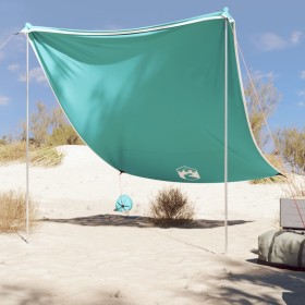 Beach awning with green sand anchors 214x236 cm by vidaXL, tents - Ref: Foro24-4008642, Price: 76,99 €, Discount: %