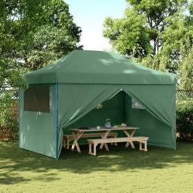 Tienda de fiesta plegable Pop-Up con 4 paredes laterales verde de vidaXL, Carpas y cenadores - Ref: Foro24-4005024, Precio: 1...