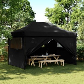 Pop-Up Folding Party Tent with 4 Black Side Walls by vidaXL, Tents and gazebos - Ref: Foro24-4005030, Price: 186,92 €, Discou...