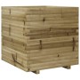 Jardinera de madera de pino impregnada 70x70x72 cm de vidaXL, Maceteros y jardineras - Ref: Foro24-3282623, Precio: 236,99 €,...