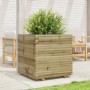 Jardinera de madera de pino impregnada 70x70x72 cm de vidaXL, Maceteros y jardineras - Ref: Foro24-3282623, Precio: 236,99 €,...