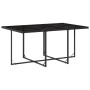 Set de comedor jardín 11 pzas con cojines ratán sintético negro de vidaXL, Conjuntos de jardín - Ref: Foro24-3277794, Precio:...