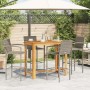 Garden table and stools 5 pcs acacia wood PE rattan gray by vidaXL, Garden sets - Ref: Foro24-3295290, Price: 343,99 €, Disco...