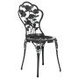 Bistro chairs 2 units cast aluminum black by vidaXL, Garden chairs - Ref: Foro24-317750, Price: 150,66 €, Discount: %