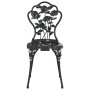 Bistro chairs 2 units cast aluminum black by vidaXL, Garden chairs - Ref: Foro24-317750, Price: 150,66 €, Discount: %