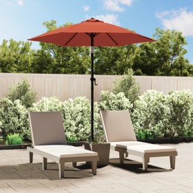 Terracotta aluminum parasol 200x224 cm by vidaXL, Umbrellas - Ref: Foro24-47209, Price: 46,09 €, Discount: %