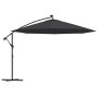 Cantilever parasol with black LED lights 350 cm by vidaXL, Umbrellas - Ref: Foro24-313784, Price: 157,84 €, Discount: %