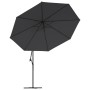 Cantilever parasol with black LED lights 350 cm by vidaXL, Umbrellas - Ref: Foro24-313784, Price: 157,84 €, Discount: %