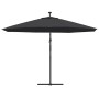 Cantilever parasol with black LED lights 350 cm by vidaXL, Umbrellas - Ref: Foro24-313784, Price: 157,84 €, Discount: %