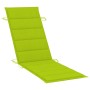 Garden lounger with solid acacia wood cushion by vidaXL, Loungers - Ref: Foro24-3061583, Price: 171,20 €, Discount: %