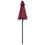 Burgundy aluminum parasol 200x224 cm by vidaXL, Umbrellas - Ref: Foro24-47208, Price: 44,66 €, Discount: %