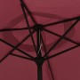 Burgundy aluminum parasol 200x224 cm by vidaXL, Umbrellas - Ref: Foro24-47208, Price: 44,66 €, Discount: %