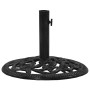 Black cast iron parasol base 48x48x33 cm by vidaXL, Umbrella bases - Ref: Foro24-317749, Price: 62,99 €, Discount: %