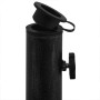 Black cast iron parasol base 48x48x33 cm by vidaXL, Umbrella bases - Ref: Foro24-317749, Price: 62,99 €, Discount: %