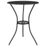 Bistro table and chairs 3 pieces black cast aluminum by vidaXL, Garden sets - Ref: Foro24-317754, Price: 171,99 €, Discount: %