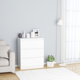 Aparador de madera contrachapada blanco 60x35x76 cm de vidaXL, Aparadores - Ref: Foro24-801382, Precio: 71,04 €, Descuento: %