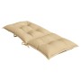 High back chair cushions 2 pcs beige melange fabric 120x50x7cm by vidaXL, Cushions for chairs and sofas - Ref: Foro24-4002355...