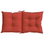 Low back chair cushions 2 units red melange fabric 100x50x7 cm by vidaXL, Cushions for chairs and sofas - Ref: Foro24-4002397...