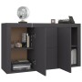 Gray plywood sideboard 120x36x69 cm by vidaXL, Sideboards - Ref: Foro24-801843, Price: 175,83 €, Discount: %