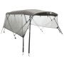 4-arch bimini top with mesh side walls by vidaXL, Boat storage covers - Ref: Foro24-94860, Price: 240,94 €, Discount: %