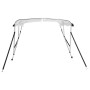 Toldo bimini 3 arcos con paredes laterales 183x(185-198)x137 cm de vidaXL, Cubiertas para almacenamiento de barcas - Ref: For...