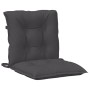 Low back chair cushions 6 units anthracite gray melange fabric by vidaXL, Cushions for chairs and sofas - Ref: Foro24-4002378...