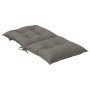 Low back chair cushions 6 units dark gray melange fabric by vidaXL, Cushions for chairs and sofas - Ref: Foro24-4002384, Pric...