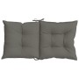 Low back chair cushions 6 units dark gray melange fabric by vidaXL, Cushions for chairs and sofas - Ref: Foro24-4002384, Pric...