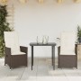 Garden recliners with brown cushions 2 pcs PE rattan by vidaXL, Garden chairs - Ref: Foro24-365646, Price: 253,93 €, Discount: %