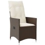 Garden recliners with brown cushions 2 pcs PE rattan by vidaXL, Garden chairs - Ref: Foro24-365646, Price: 253,93 €, Discount: %