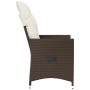 Garden recliners with brown cushions 2 pcs PE rattan by vidaXL, Garden chairs - Ref: Foro24-365646, Price: 253,93 €, Discount: %