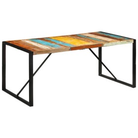 Esstisch aus recyceltem Massivholz, 175 x 90 x 76 cm von vidaXL, Küchen- und Esstische - Ref: Foro24-351693, Preis: 272,99 €,...