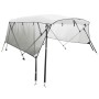 Bimini top with 3 arches and mesh side walls by vidaXL, Boat storage covers - Ref: Foro24-94839, Price: 147,60 €, Discount: %