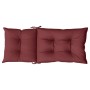 Cushions for high-back chair, 6 units, red wine melange fabric. by vidaXL, Cushions for chairs and sofas - Ref: Foro24-400237...