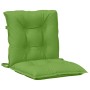 Low back chair cushions, set of 6, in green melange fabric, 100x50x7 cm. by vidaXL, Cushions for chairs and sofas - Ref: Foro...