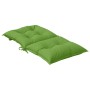 Low back chair cushions, set of 6, in green melange fabric, 100x50x7 cm. by vidaXL, Cushions for chairs and sofas - Ref: Foro...