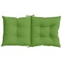 Low back chair cushions, set of 6, in green melange fabric, 100x50x7 cm. by vidaXL, Cushions for chairs and sofas - Ref: Foro...