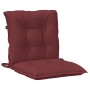 Cushions for low back chair, 2 units, red wine melange fabric. by vidaXL, Cushions for chairs and sofas - Ref: Foro24-4002406...