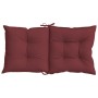 Cushions for low back chair, 2 units, red wine melange fabric. by vidaXL, Cushions for chairs and sofas - Ref: Foro24-4002406...