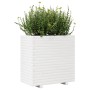 Solid white pine wood planter 70x40x72 cm by vidaXL, Pots and planters - Ref: Foro24-3282630, Price: 197,99 €, Discount: %