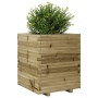 Pine wood planter impregnated 60x60x72 cm by vidaXL, Pots and planters - Ref: Foro24-3282618, Price: 203,91 €, Discount: %