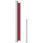 Toldo lateral retráctil para patio rojo 220x300 cm de vidaXL, Sombrillas - Ref: Foro24-313428, Precio: 96,28 €, Descuento: %