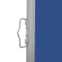 Toldo lateral retráctil para patio azul 140x600 cm de vidaXL, Sombrillas - Ref: Foro24-313371, Precio: 123,86 €, Descuento: %