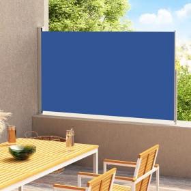 Ausziehbare Seitenmarkise für Terrasse blau 220x300 cm von vidaXL, Sonnenschirme - Ref: Foro24-313427, Preis: 90,99 €, Rabatt: %