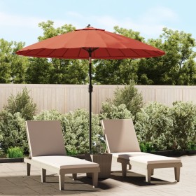 Sombrilla de jardín con palo de aluminio terracota 270 cm de vidaXL, Sombrillas - Ref: Foro24-47309, Precio: 78,76 €, Descuen...