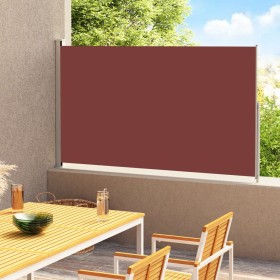 Retractable side awning for brown patio 220x300 cm by vidaXL, Umbrellas - Ref: Foro24-313426, Price: 110,46 €, Discount: %