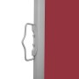 Toldo lateral retráctil para patio rojo 140x600 cm de vidaXL, Sombrillas - Ref: Foro24-313372, Precio: 78,21 €, Descuento: %