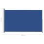 Einziehbare blaue Gartenmarkise 180x300 cm von vidaXL, Sonnenschirme - Ref: Foro24-313403, Preis: 87,13 €, Rabatt: %